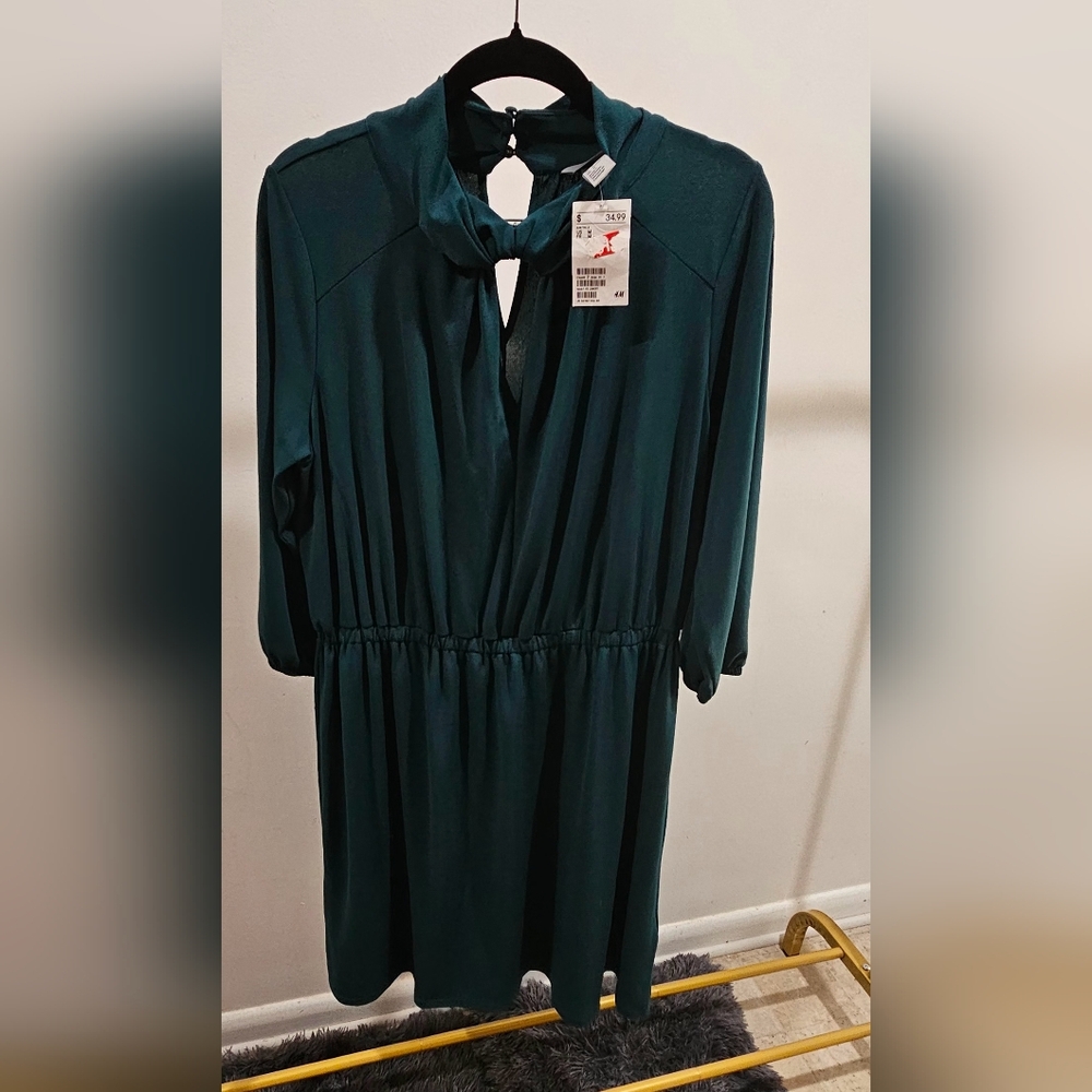 Elegant Teal Dress